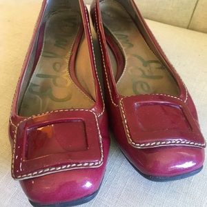 Sam Edelman red loafer flats